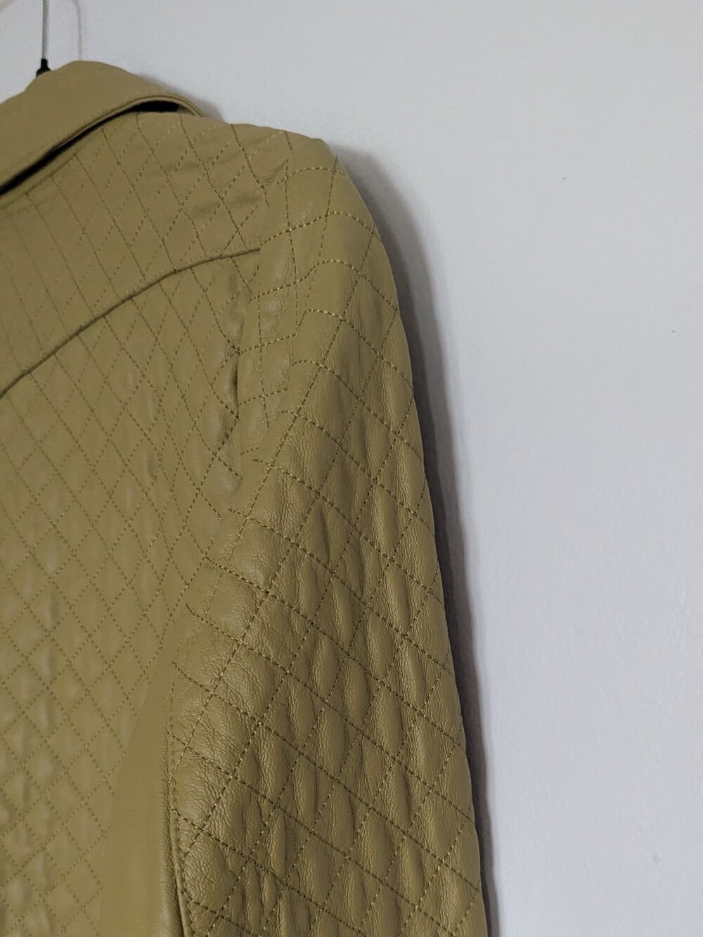 Bradley Bayou Green Quilted Leather Jacket Green - Picture 3 of 8